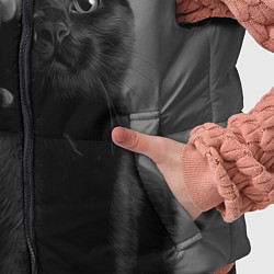 Детский жилет Черный котик, цвет: 3D-черный — фото 2