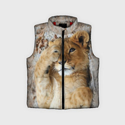 Детский жилет Львенок, цвет: 3D-красный