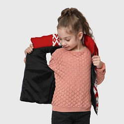 Детский жилет Беларусь флаг, цвет: 3D-черный — фото 2