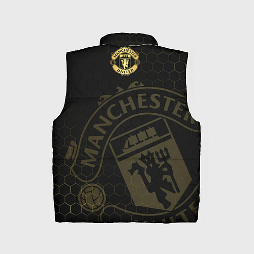 Детский жилет Манчестер Юнайтед - team coat of arms / 3D-Светло-серый – фото 2