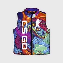 Детский жилет CS GO HYPERBEAST, цвет: 3D-черный