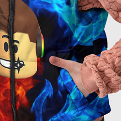 Детский жилет ROBLOX, цвет: 3D-светло-серый — фото 2