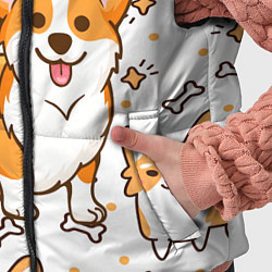 Детский жилет Корги, цвет: 3D-красный — фото 2