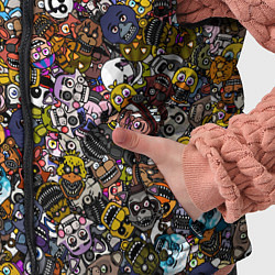 Детский жилет FNaF стикербомбинг, цвет: 3D-черный — фото 2
