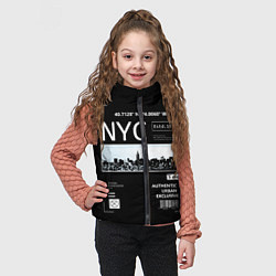 Детский жилет Off-White: NYC, цвет: 3D-черный — фото 2