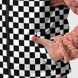 Детский жилет Шахматка мелкая, цвет: 3D-светло-серый — фото 2