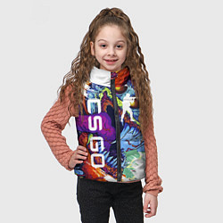 Детский жилет CS GO, цвет: 3D-светло-серый — фото 2