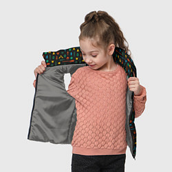 Детский жилет Хогвартс паттерн, цвет: 3D-светло-серый — фото 2