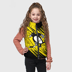 Детский жилет Pittsburgh Penguins Sport, цвет: 3D-светло-серый — фото 2