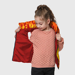 Детский жилет Brawl Stars - Amber, цвет: 3D-красный — фото 2