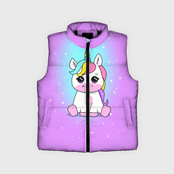Детский жилет Единорог, цвет: 3D-черный