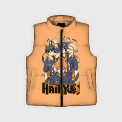 Детский жилет Аниме Волейбол, цвет: 3D-светло-серый