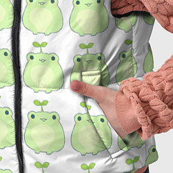 Детский жилет Лягушки-росточки, цвет: 3D-светло-серый — фото 2