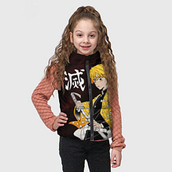 Детский жилет КЛИНОК РАССЕКАЮЩИЙ ДЕМОНОВ, цвет: 3D-черный — фото 2