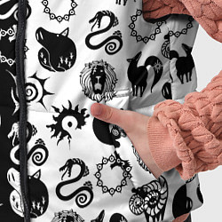 Детский жилет ЭМБЛЕМЫ МАГИЧЕСКАЯ БИТВА JK, цвет: 3D-черный — фото 2