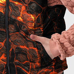 Детский жилет Горящая лава, цвет: 3D-светло-серый — фото 2