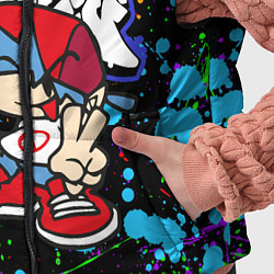 Детский жилет FRIDAY NIGHT FUNKIN БРЫЗГИ КРАСОК, ГЕРОЙ, цвет: 3D-светло-серый — фото 2