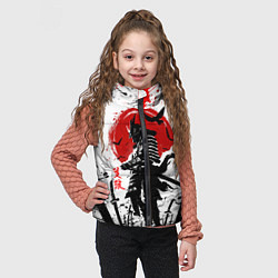 Детский жилет GHOST OF TSUSHIMA ПРИЗРАК ЦУСИМЫ КРАСНОЕ СОЛНЦЕ, цвет: 3D-черный — фото 2