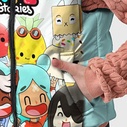 Детский жилет Toca Boca Тока Бока все персонажи, цвет: 3D-светло-серый — фото 2