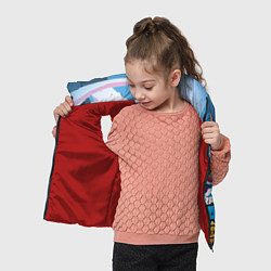 Детский жилет Капитан Ворон - Бравл Старс, цвет: 3D-красный — фото 2