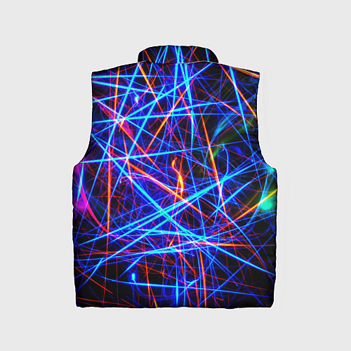 Детский жилет NEON LINES Glowing Lines Effect / 3D-Светло-серый – фото 2