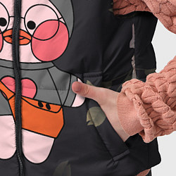 Детский жилет УТОЧКА ЛАЛАФАНФАН - Цветочки, цвет: 3D-красный — фото 2