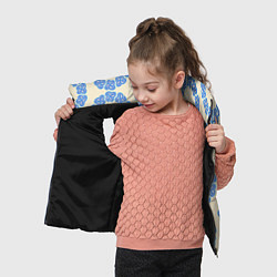 Детский жилет Круговой орнамент из цветка, цвет: 3D-черный — фото 2