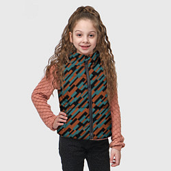 Детский жилет Разноцветные прямоугольники абстракция, цвет: 3D-светло-серый — фото 2