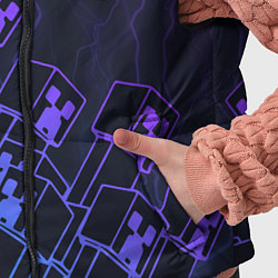 Детский жилет Minecraft CREEPER NEON, цвет: 3D-светло-серый — фото 2