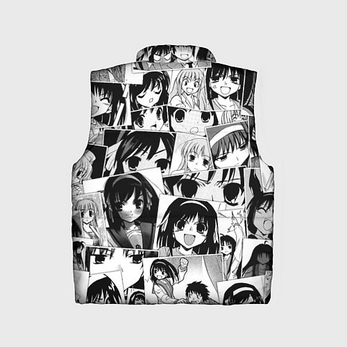 Детский жилет Харухи Судзумия паттерн / 3D-Светло-серый – фото 2