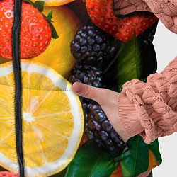 Детский жилет ИЗОБИЛИЕ ФРУКТОВ, цвет: 3D-светло-серый — фото 2