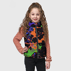 Детский жилет Абстрактный пятнистый узор, цвет: 3D-светло-серый — фото 2