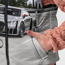 Детский жилет Ауди на скоростном шоссе Audi on the expressway, цвет: 3D-красный — фото 2
