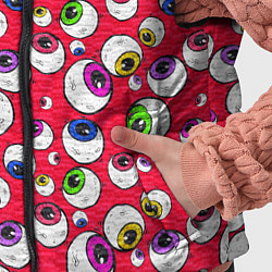 Детский жилет Psy eyes, цвет: 3D-красный — фото 2