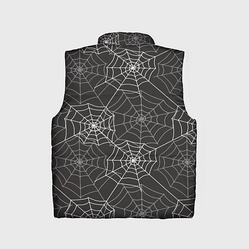 Детский жилет Паутинка паттерн / 3D-Светло-серый – фото 2
