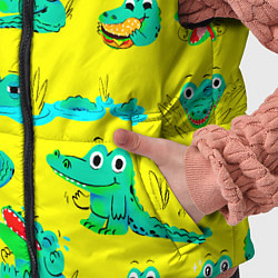 Детский жилет GREEN CROCODILES, цвет: 3D-светло-серый — фото 2