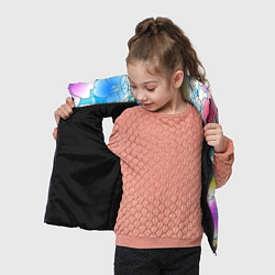 Детский жилет Летний цветочный паттерн Fashion trend 2025, цвет: 3D-черный — фото 2