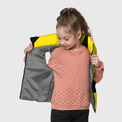 Детский жилет Фк боруссия - fc borussia logo, цвет: 3D-светло-серый — фото 2