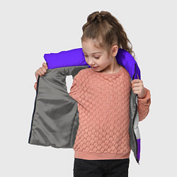 Детский жилет Fall Guy violet, цвет: 3D-светло-серый — фото 2