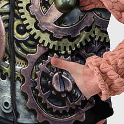 Детский жилет Mechanism of gears in Steampunk style, цвет: 3D-светло-серый — фото 2