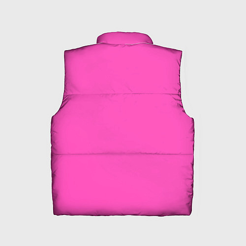 Детский жилет Яркий розовый из фильма Барби / 3D-Светло-серый – фото 2