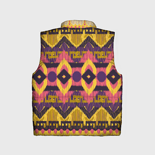 Детский жилет Африканский узор орнамент из шерсти Africa Wool Pa / 3D-Светло-серый – фото 2