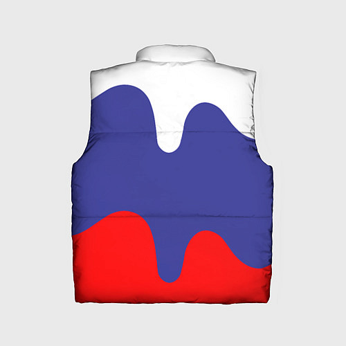 Детский жилет МЧС - флаг России / 3D-Светло-серый – фото 2