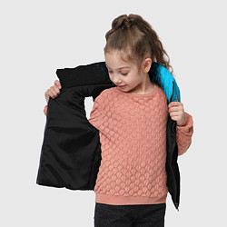 Детский жилет West Ham Neon Gradient, цвет: 3D-черный — фото 2