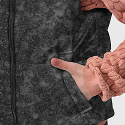 Детский жилет Black marble Черный мрамор, цвет: 3D-светло-серый — фото 2
