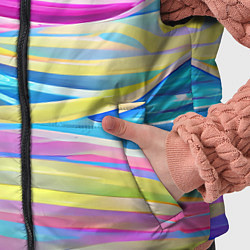 Детский жилет Многоцветные волны, цвет: 3D-светло-серый — фото 2