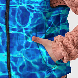 Детский жилет Текстура поверхности воды, цвет: 3D-светло-серый — фото 2