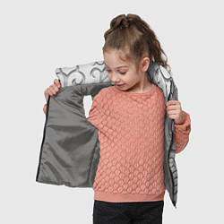 Детский жилет Ажурный орнамент на поверхности металла, цвет: 3D-светло-серый — фото 2