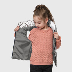 Детский жилет Кружево мандал, цвет: 3D-светло-серый — фото 2