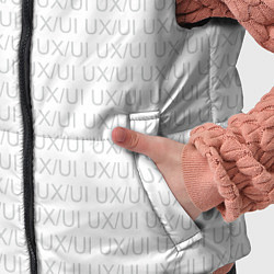 Детский жилет UXUI white, цвет: 3D-светло-серый — фото 2